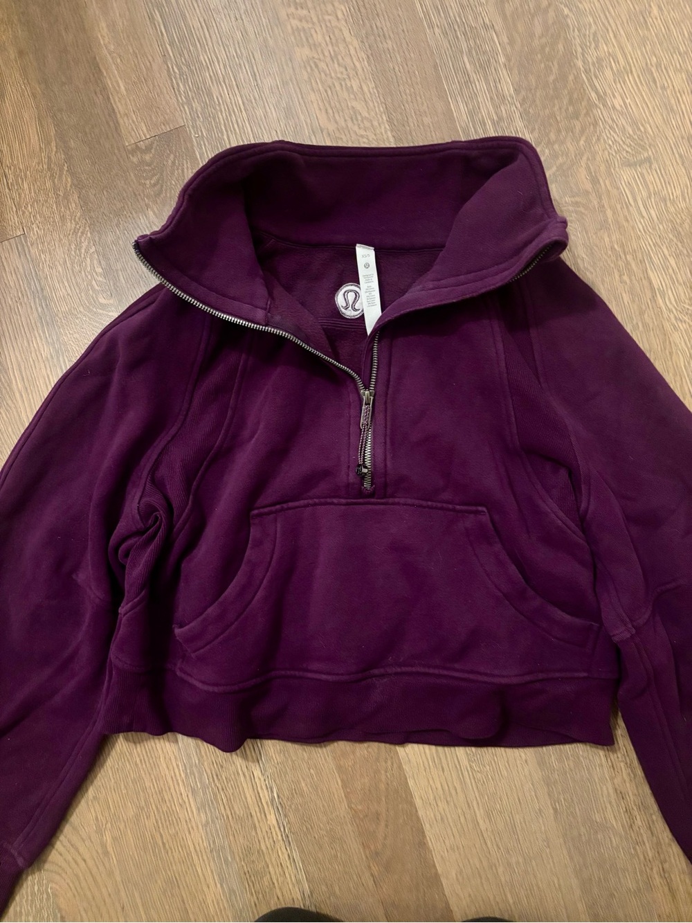 lululemon athletica Women's Plum Half-Zip Pullover scuba hoodie